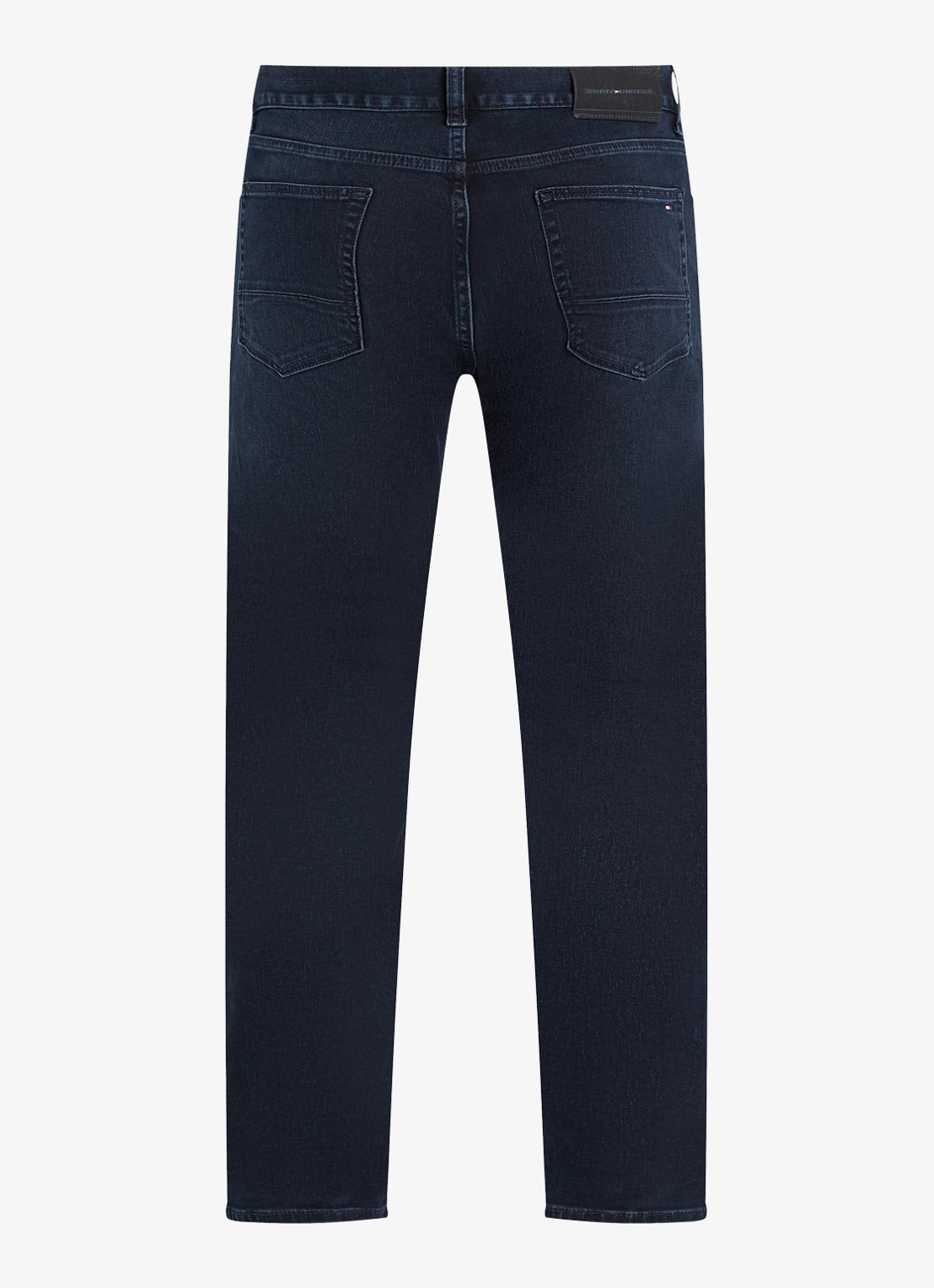 Tommy Hilfiger Denton slim fit jeans met steekzakken - detail 4 donkerblauw