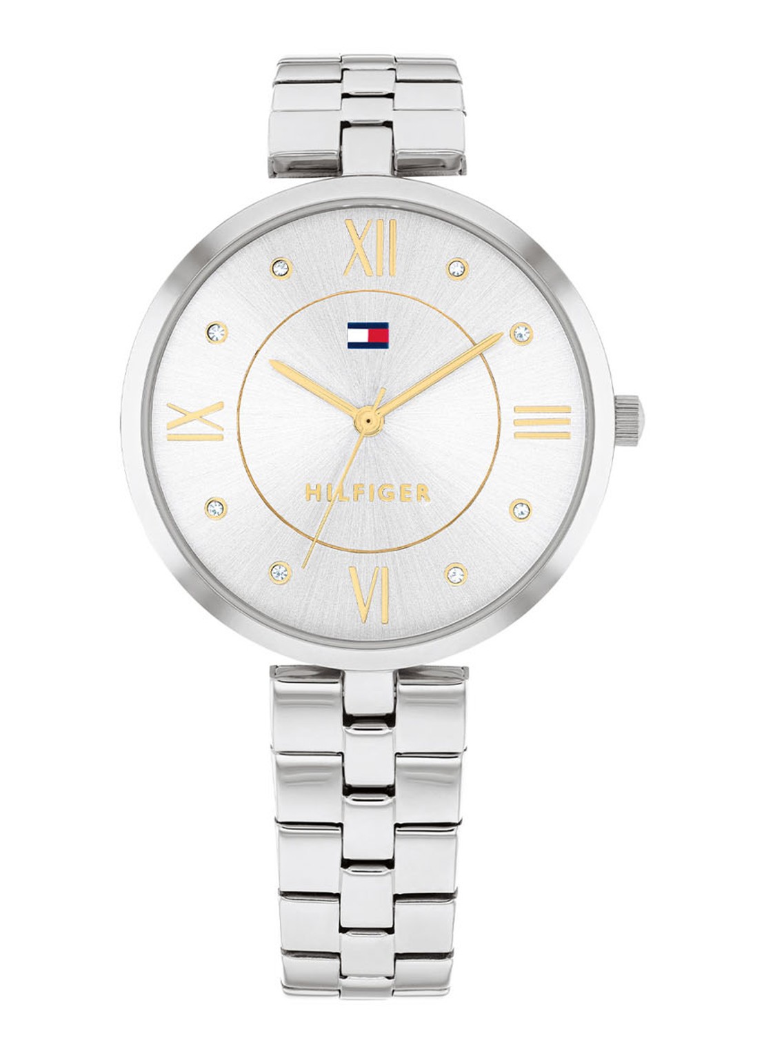 Tommy Hilfiger Ella horloge TH1782683 - voorkant zilver