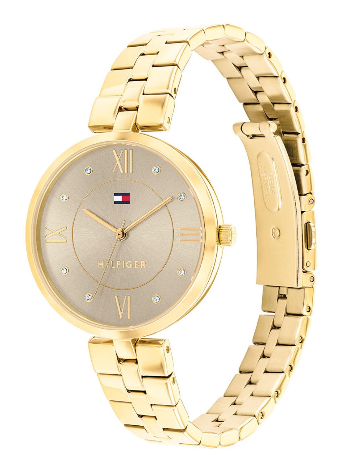 Tommy Hilfiger Ella horloge TH1782685  - detail goud