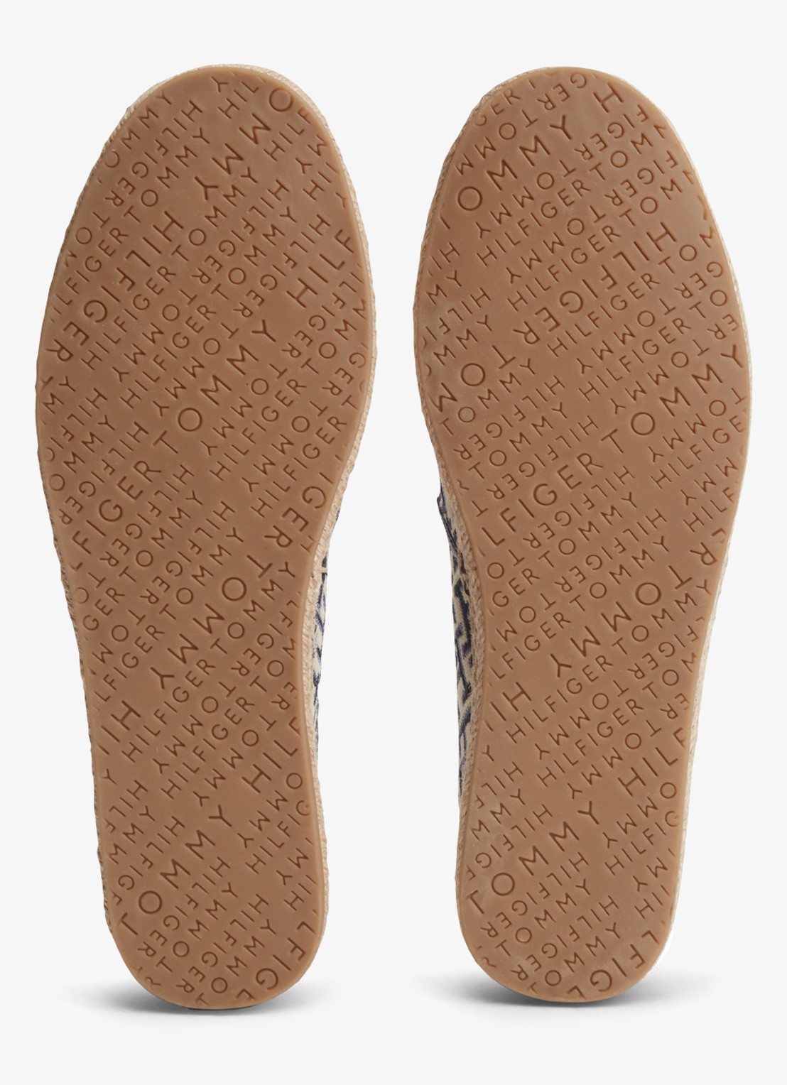Tommy Hilfiger Espadrille met logoprint - detail 5 donkerblauw