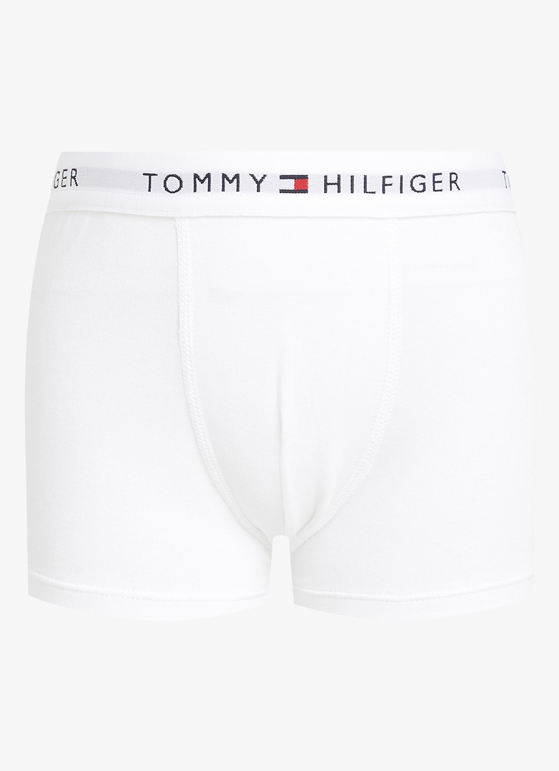 Tommy Hilfiger Essential boxershorts met logoband 3-pack - voorkant 2 wit