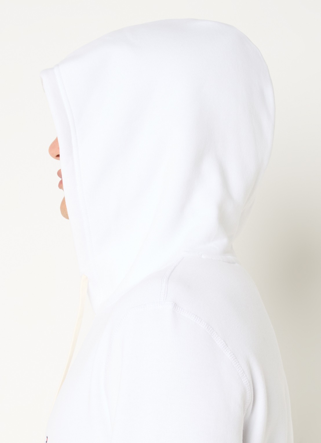 Tommy Hilfiger Essential hoodie met logoborduring - detail 5 wit