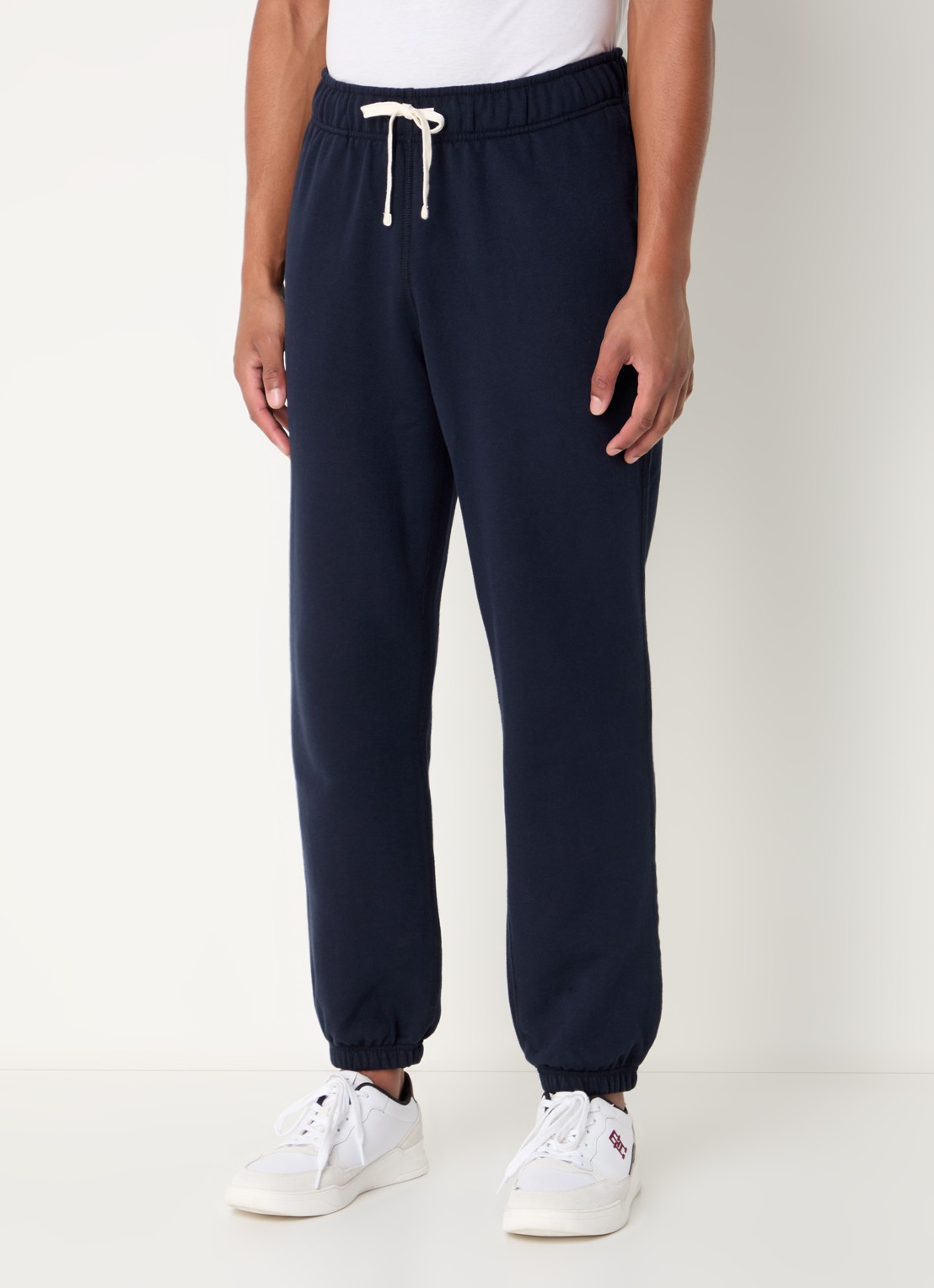 Tommy Hilfiger Essential joggingbroek met logoborduring - detail donkerblauw