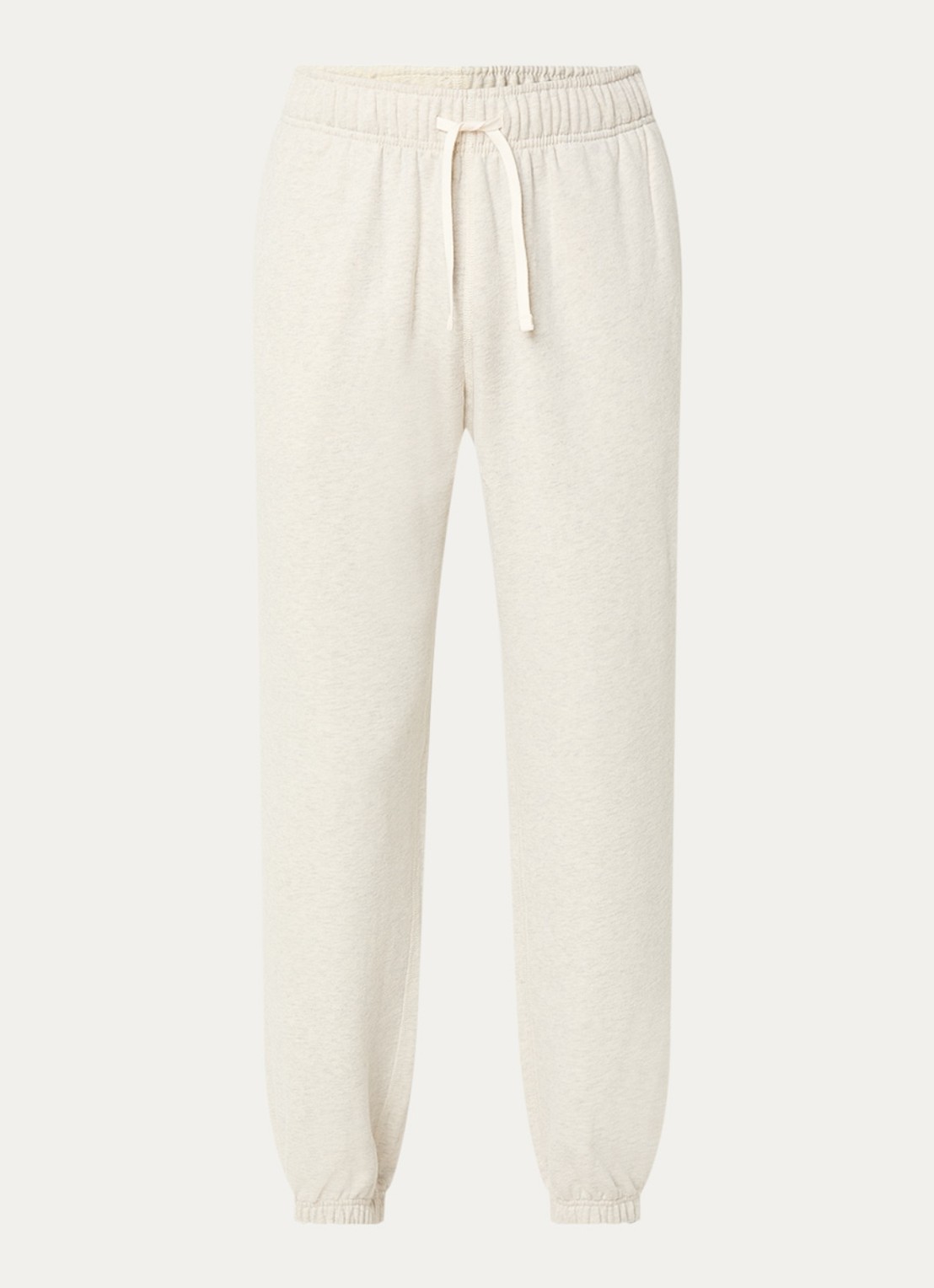 Tommy Hilfiger Essential joggingbroek met logoborduring - voorkant 7 creme