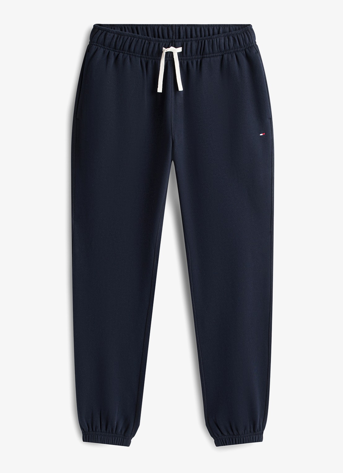 Tommy Hilfiger Essential joggingbroek met logoborduring - voorkant 5 blauw