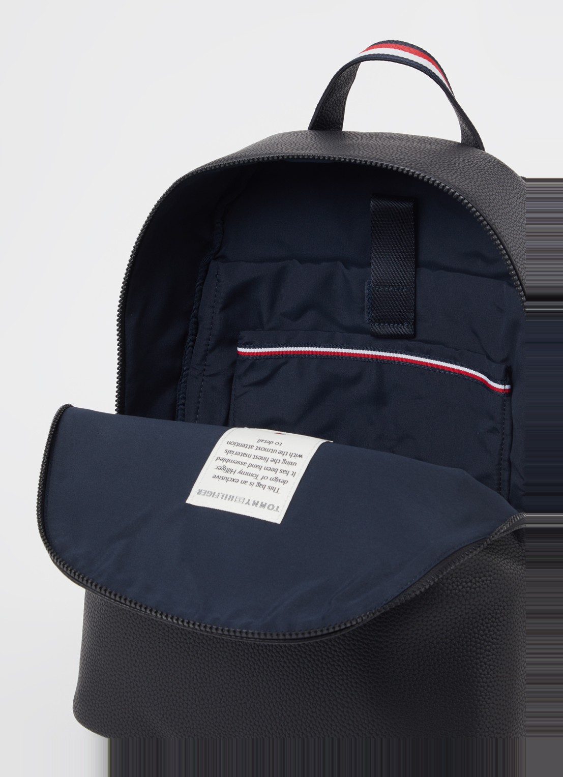 Tommy Hilfiger Essential rugzak met 14 inch laptopvak - detail 3 zwart