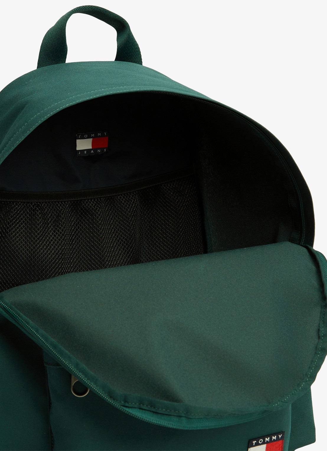 Tommy Hilfiger Essential rugzak met logo - detail 4 elegant green-mcd / groen
