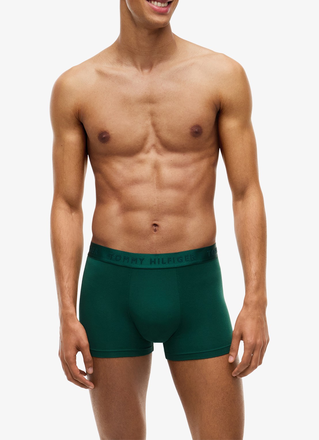 Tommy Hilfiger Everyday Luxe boxershorts met logoband in 3-pack - detail 6 groen