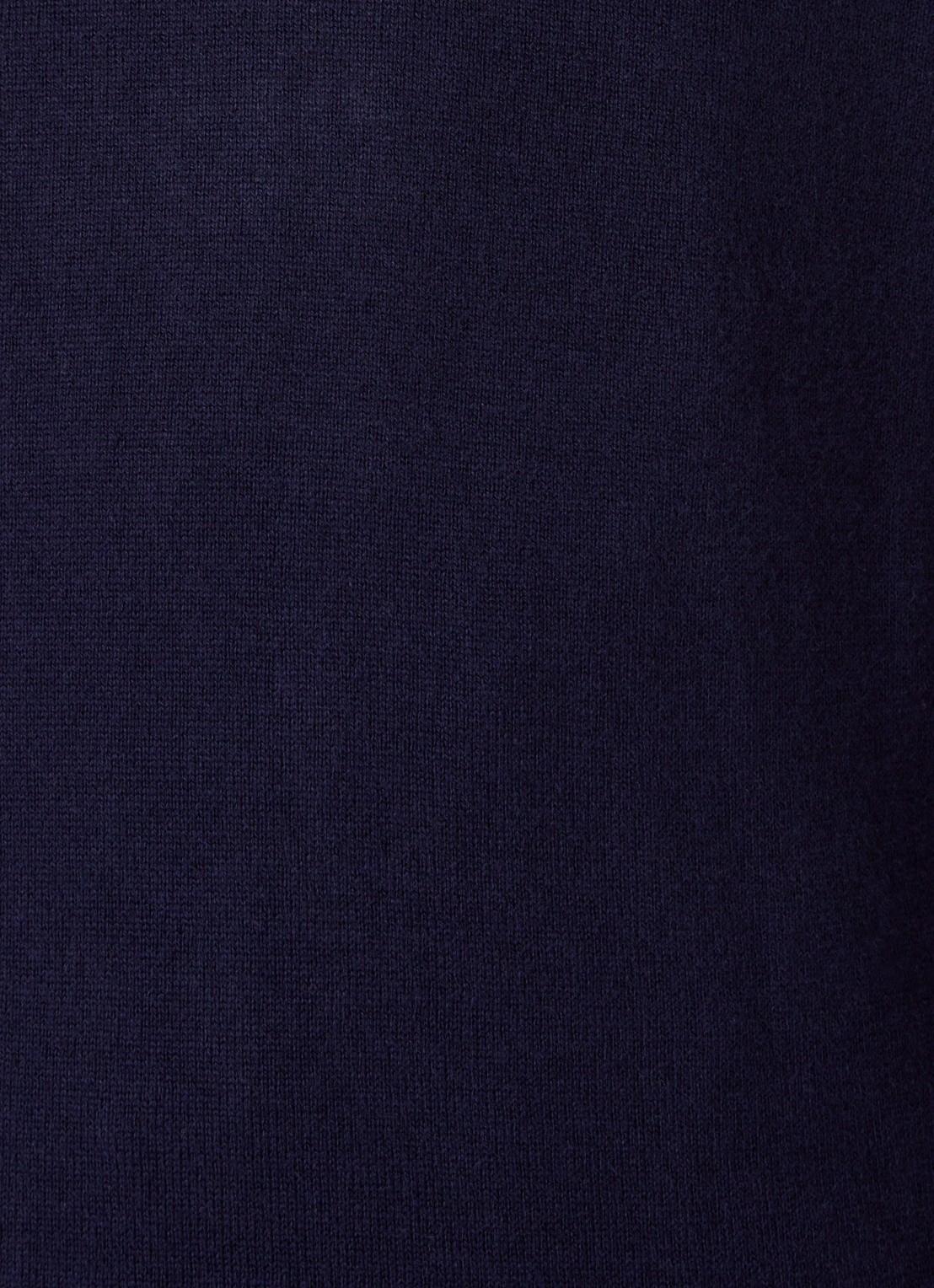 Tommy Hilfiger Fijngebreide pullover in kasjmierblend met logoborduring - detail 2 donkerblauw