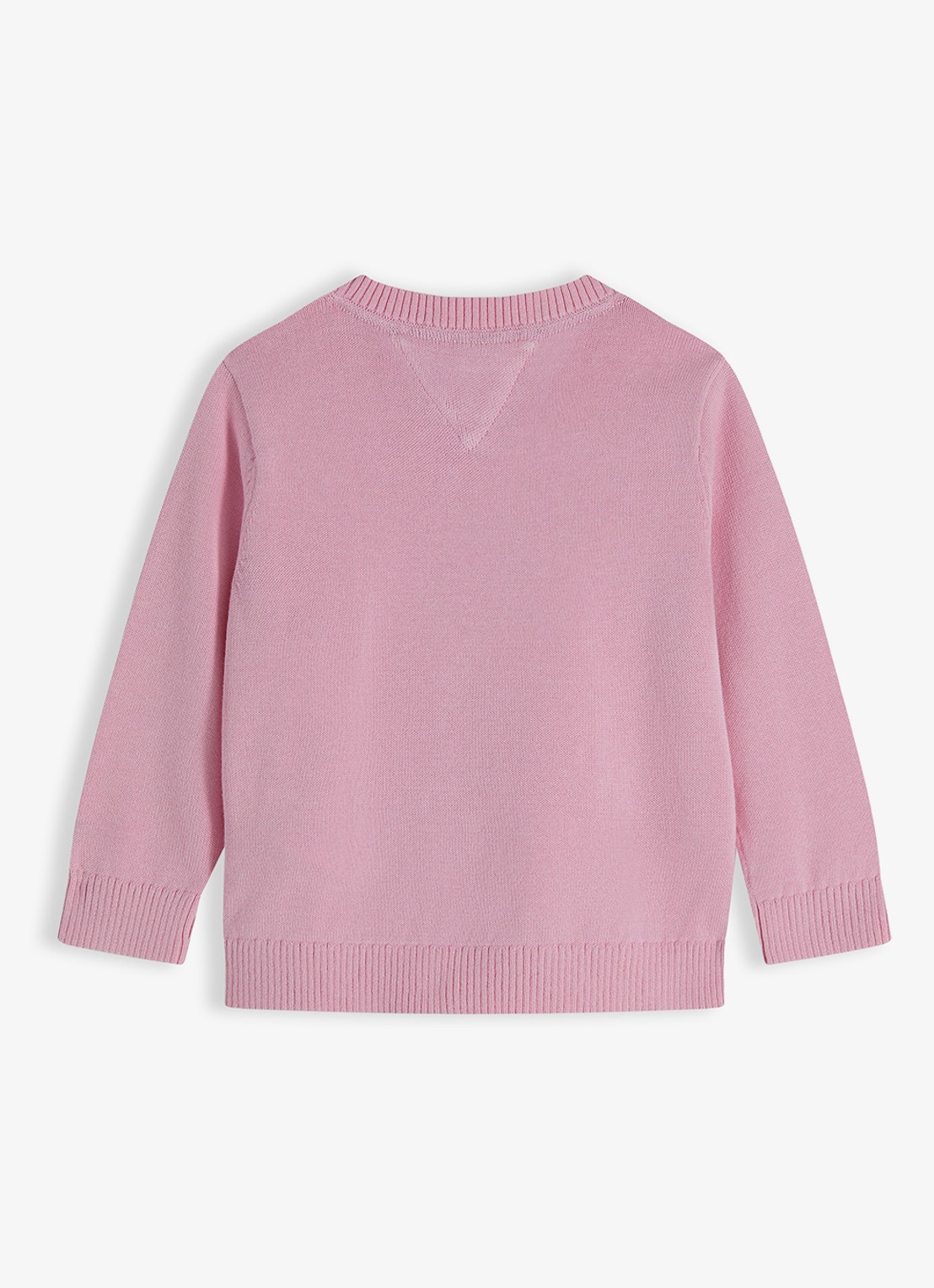 Tommy Hilfiger Fijngebreide trui met structuur - achterkant 3 roze