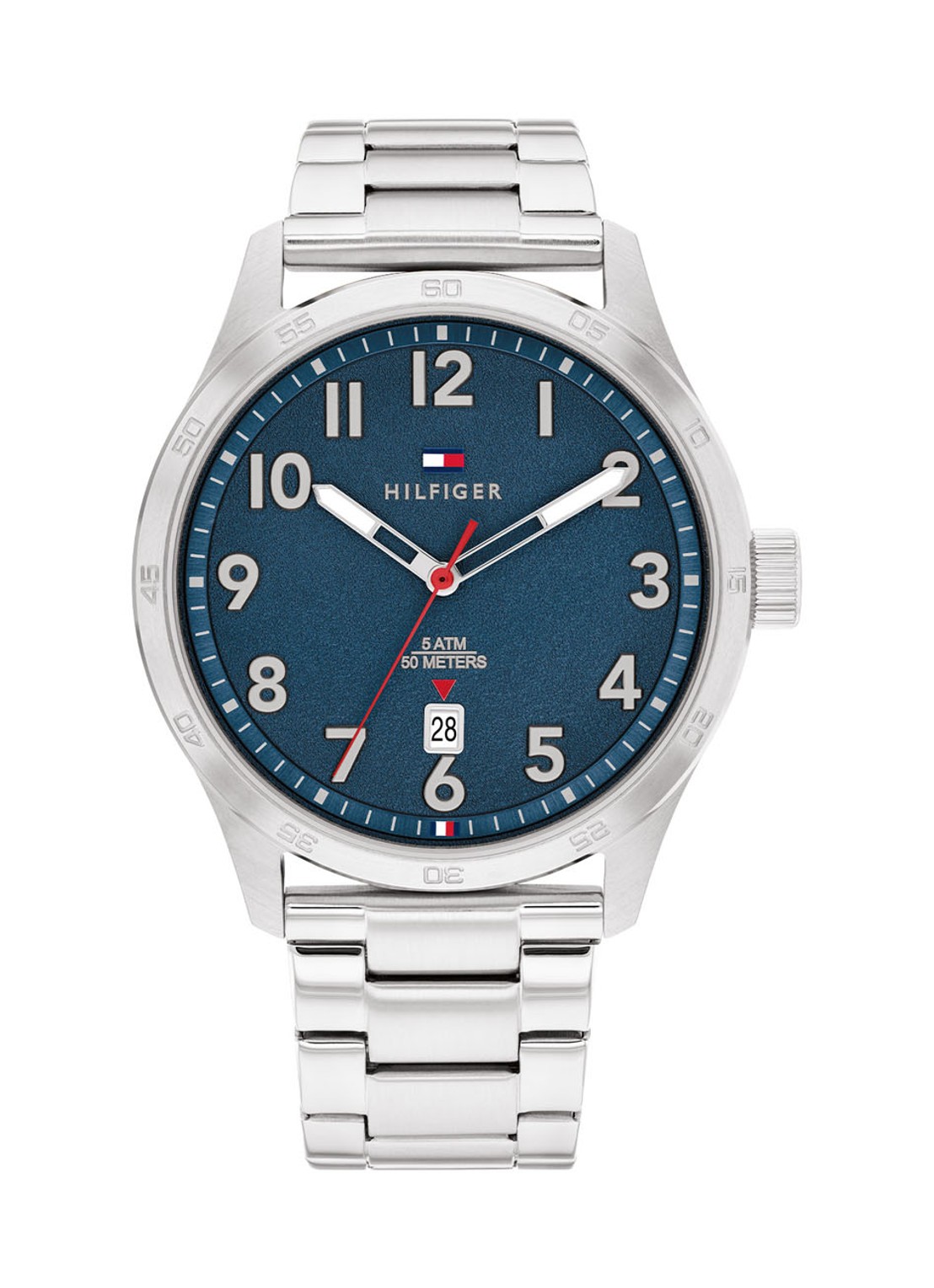 Tommy Hilfiger Forrest horloge TH1710563  - voorkant 3 zilver