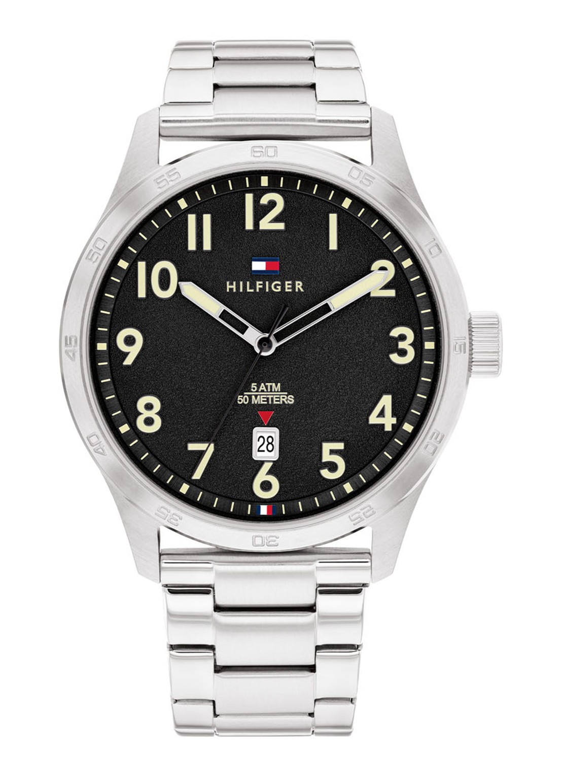 Tommy Hilfiger Forrest horloge TH1792094  - voorkant zilver