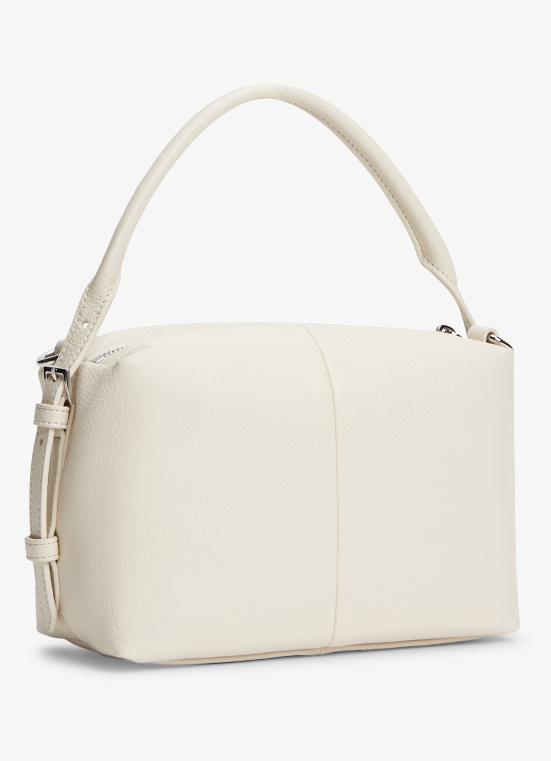 Tommy Hilfiger Handtas met logo - achterkant gebroken wit