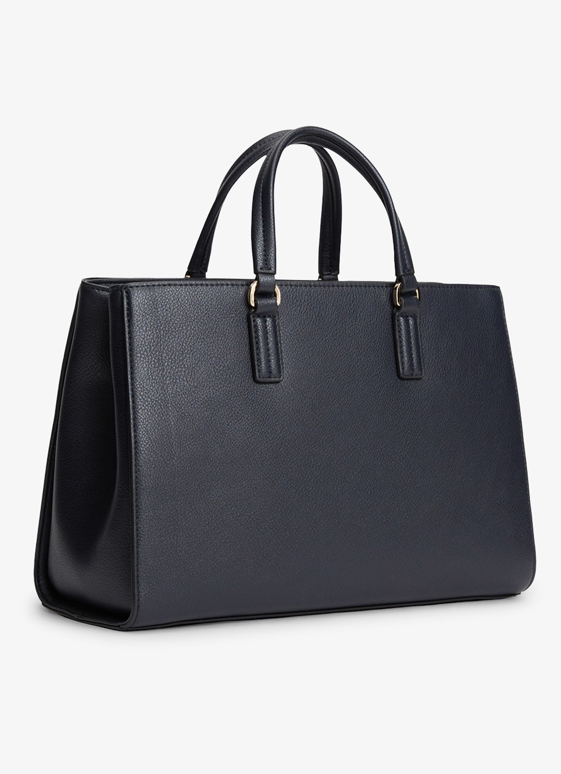 Tommy Hilfiger Handtas met logo - achterkant 5 donkerblauw