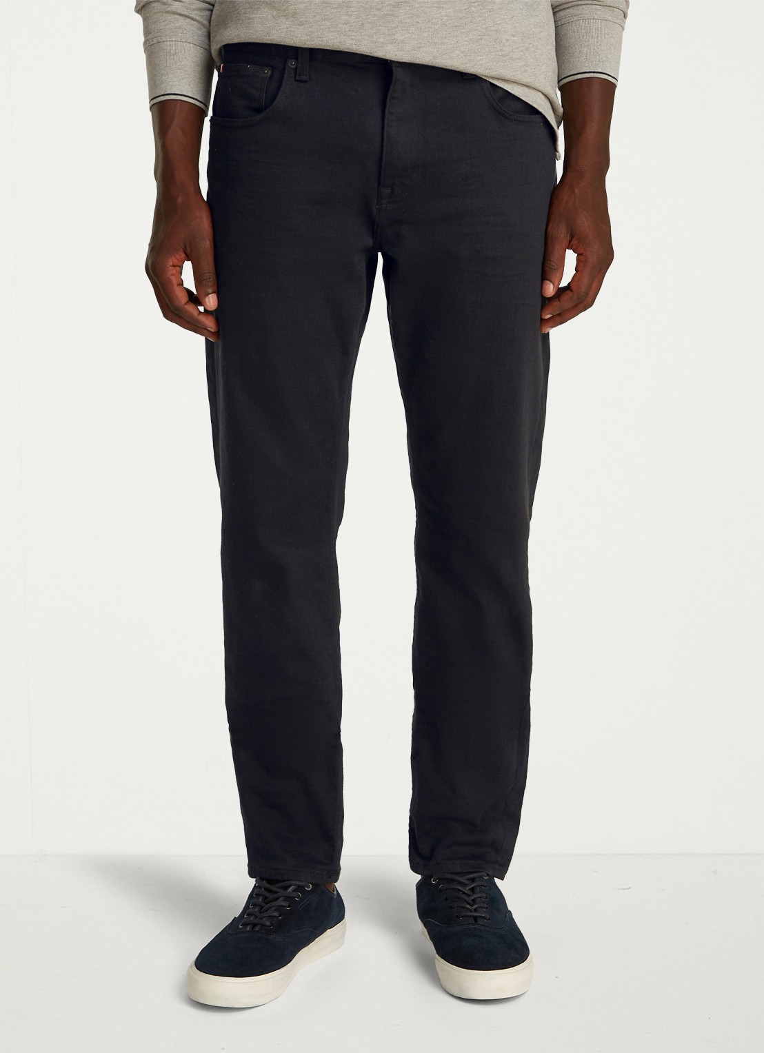 Tommy Hilfiger Harlem slim fit jeans met gekleurde wassing - detail 3 zwart