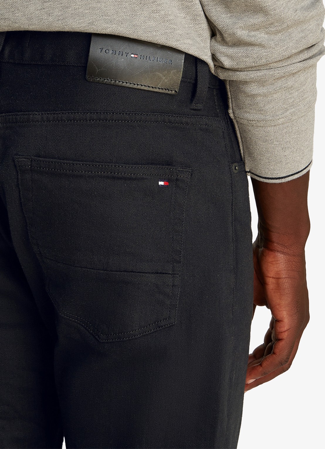 Tommy Hilfiger Harlem slim fit jeans met gekleurde wassing - detail 4 zwart