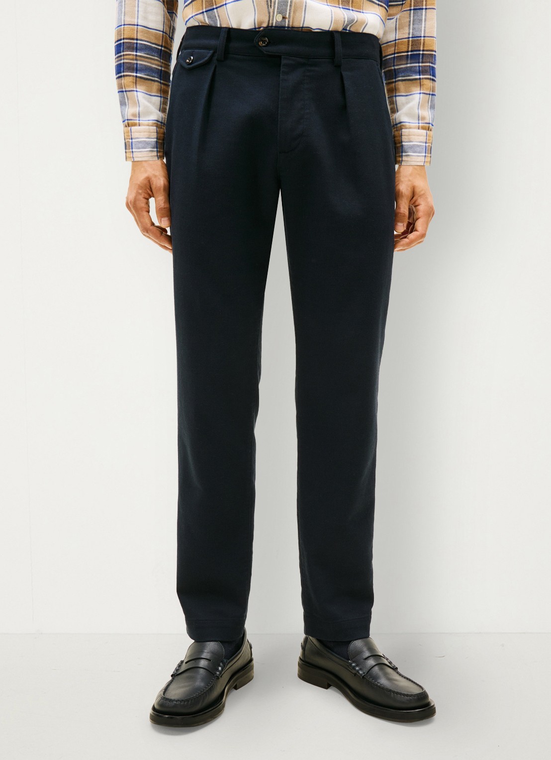 Tommy Hilfiger Harlem tapered jeans met steekzakken - detail 4 donkerblauw