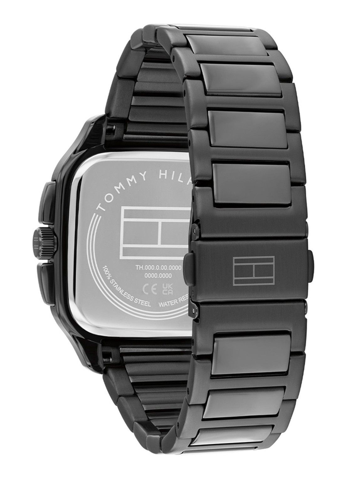 Tommy Hilfiger Herald Skeleton horloge TH1710759 - detail 4 antraciet