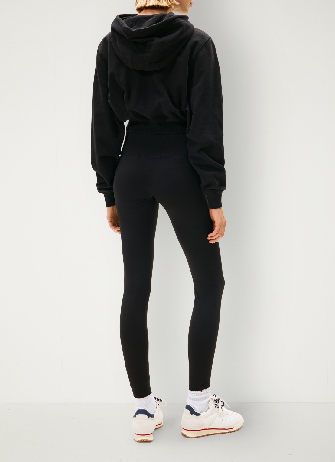 Tommy Hilfiger High waist legging met logo - achterkant 5 zwart