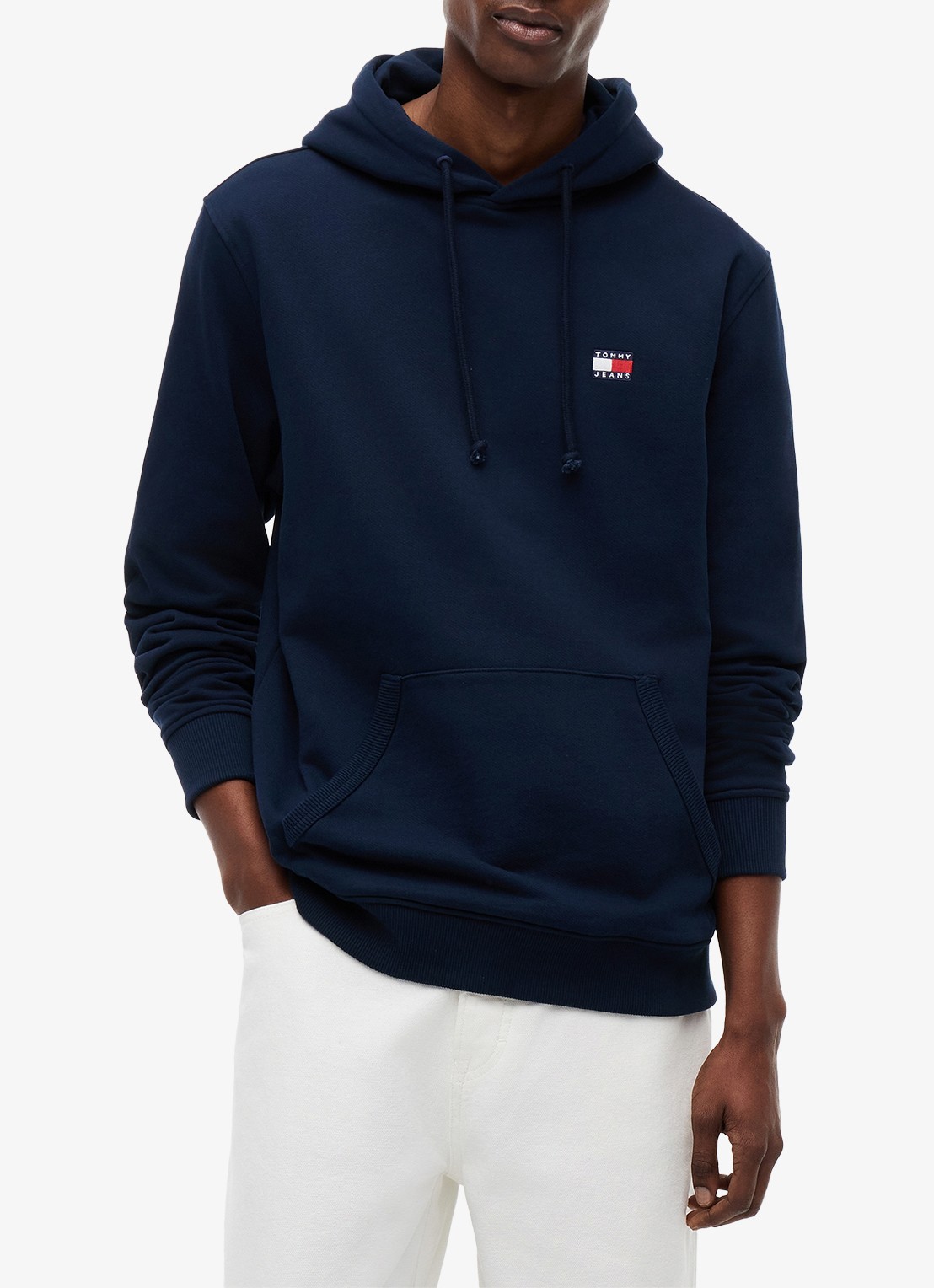 Tommy Hilfiger Hoodie met logo - detail 4 donkerblauw