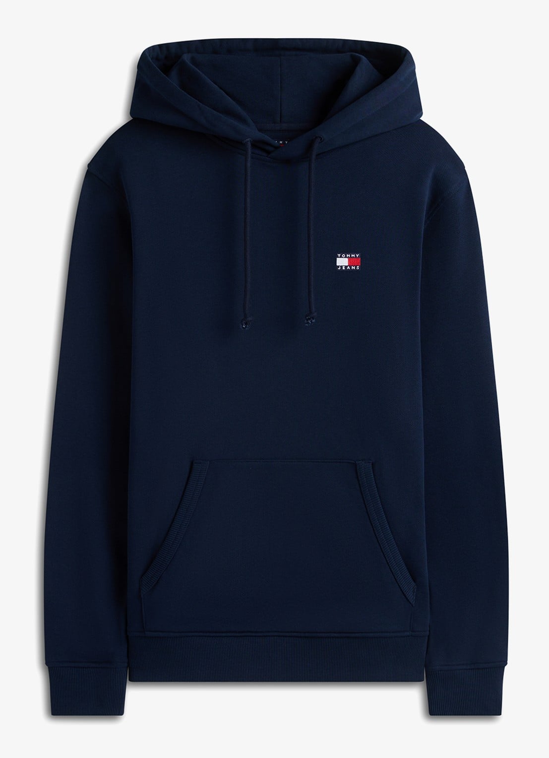 Tommy Hilfiger Hoodie met logo - voorkant donkerblauw