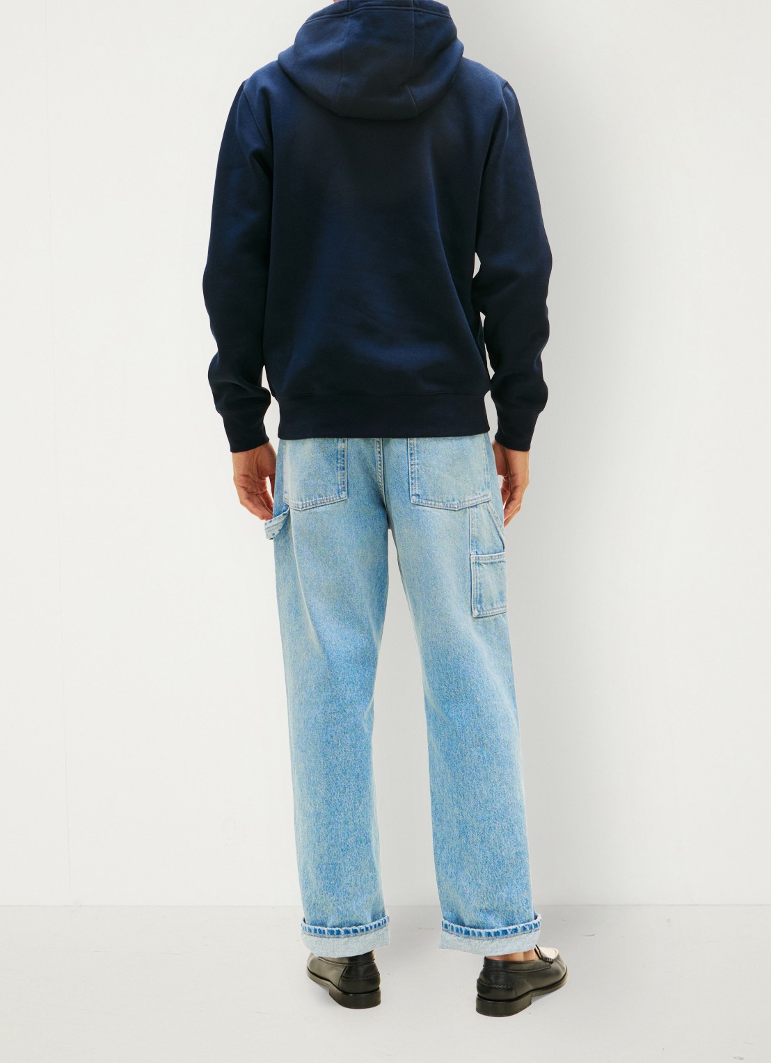 Tommy Hilfiger Hoodie met logo - achterkant 3 donkerblauw