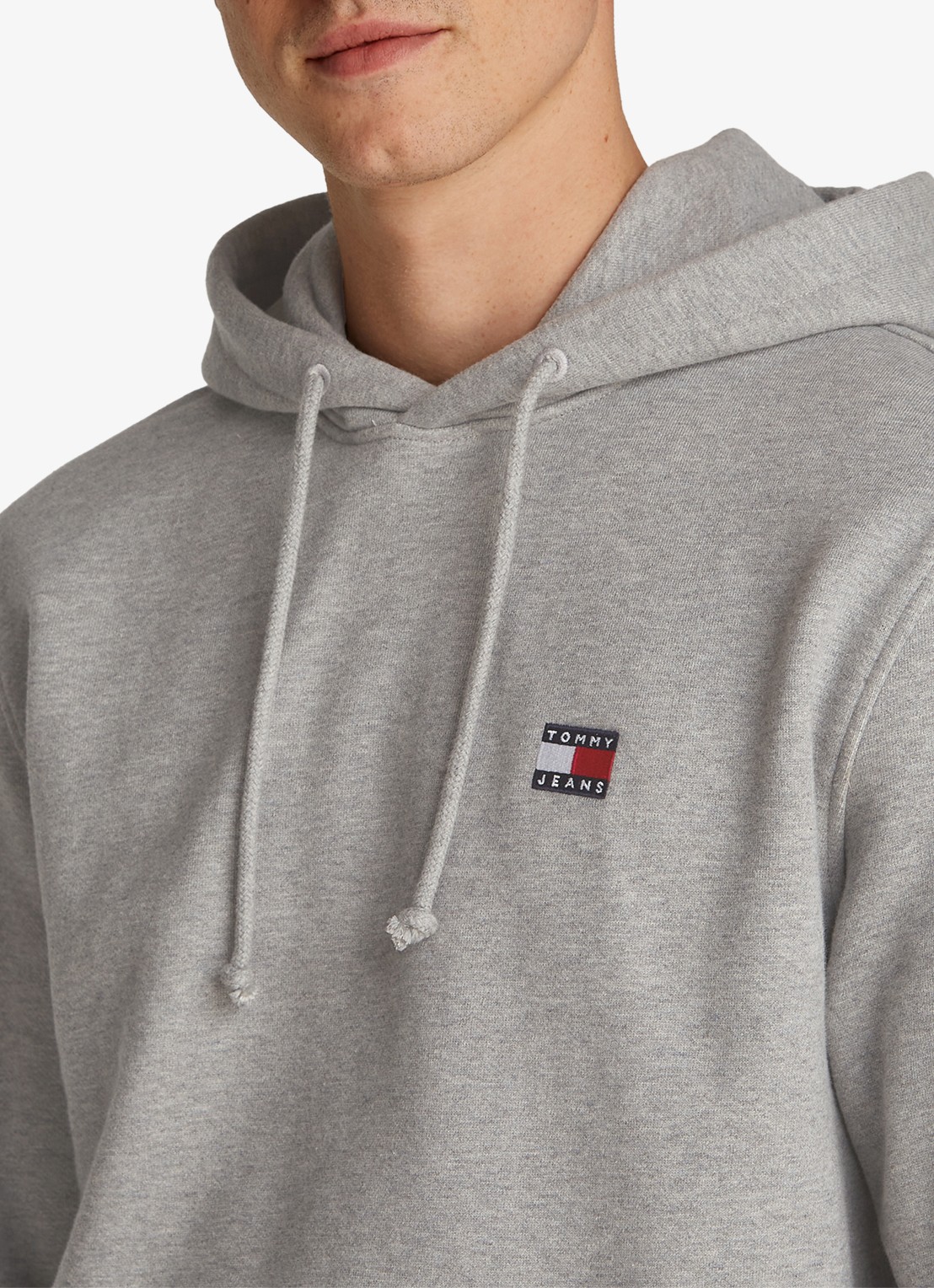 Tommy Hilfiger Hoodie met logoborduring - detail 5 grijs