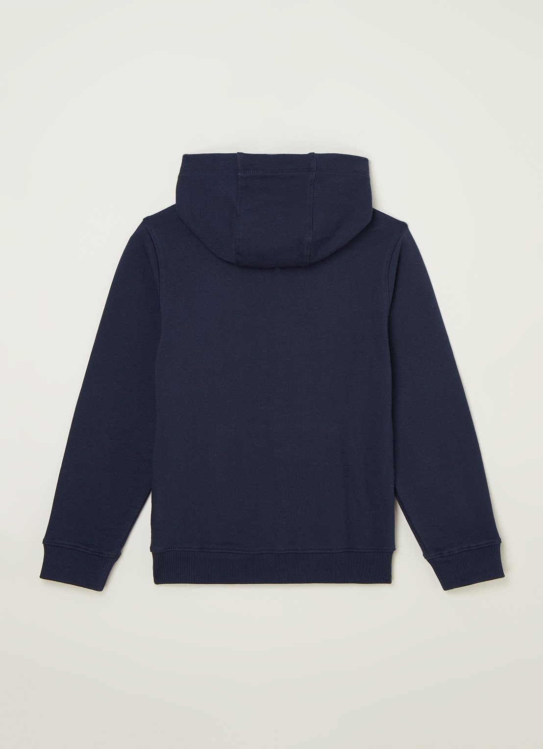 Tommy Hilfiger Hoodie met logoborduring - voorkant 3 donkerblauw