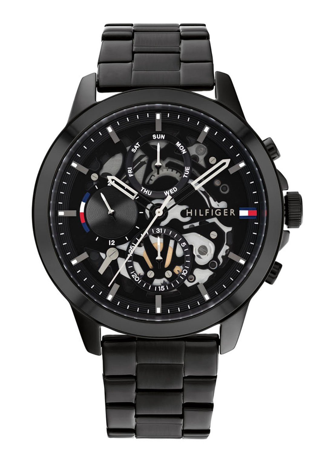 Tommy Hilfiger Horloge TH1710478 - voorkant zwart