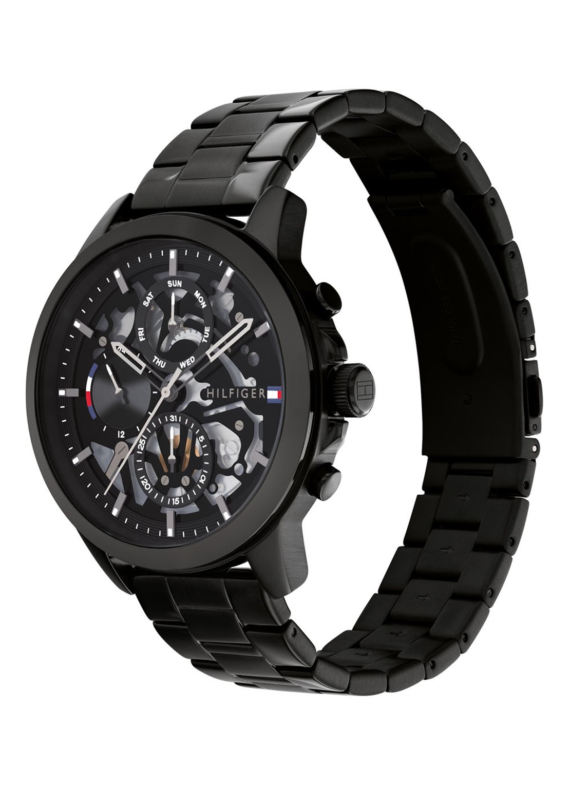 Tommy Hilfiger Horloge TH1710478 - voorkant 2 zwart
