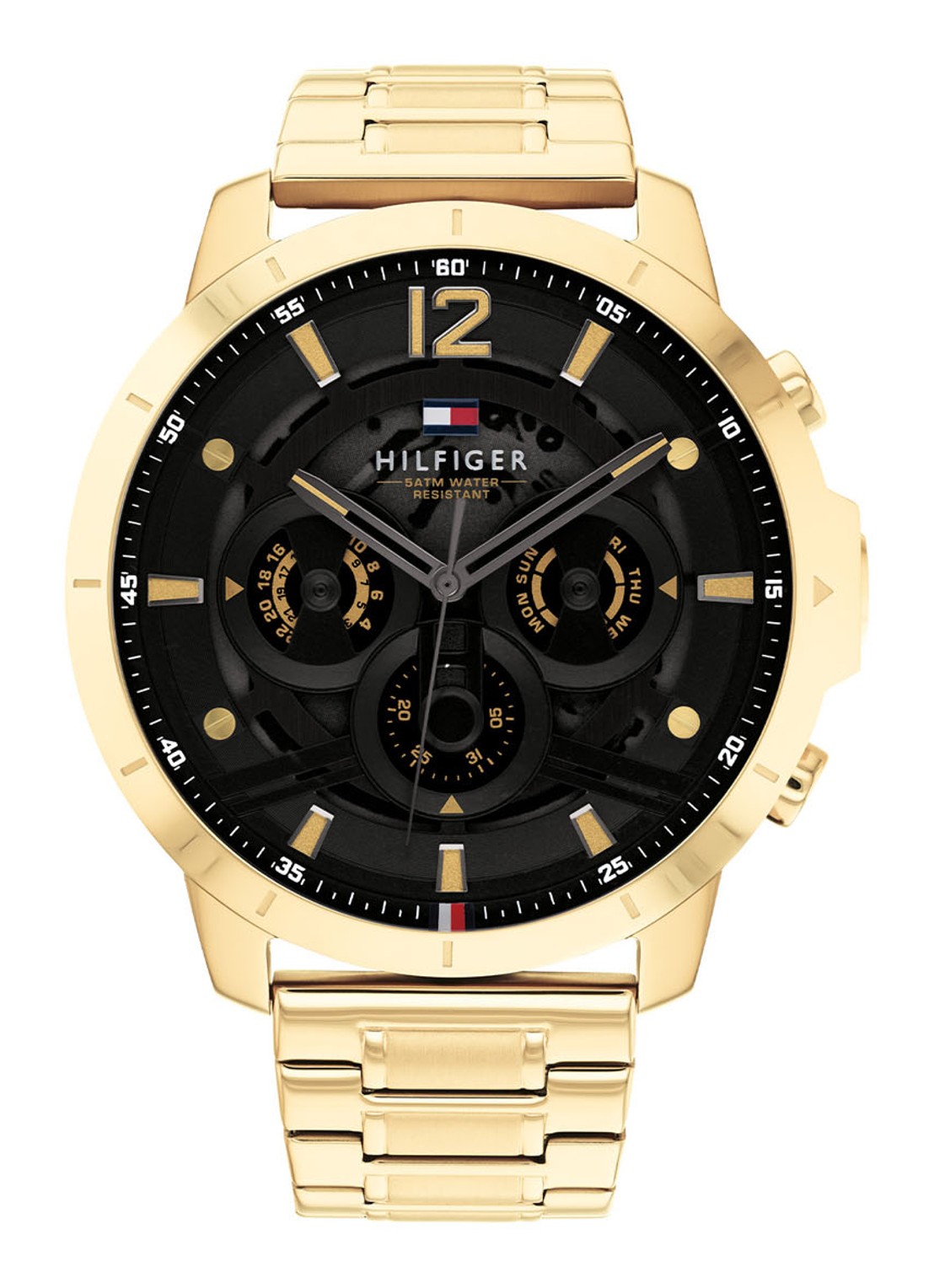 Tommy Hilfiger Horloge TH1710511 - voorkant 3 goud