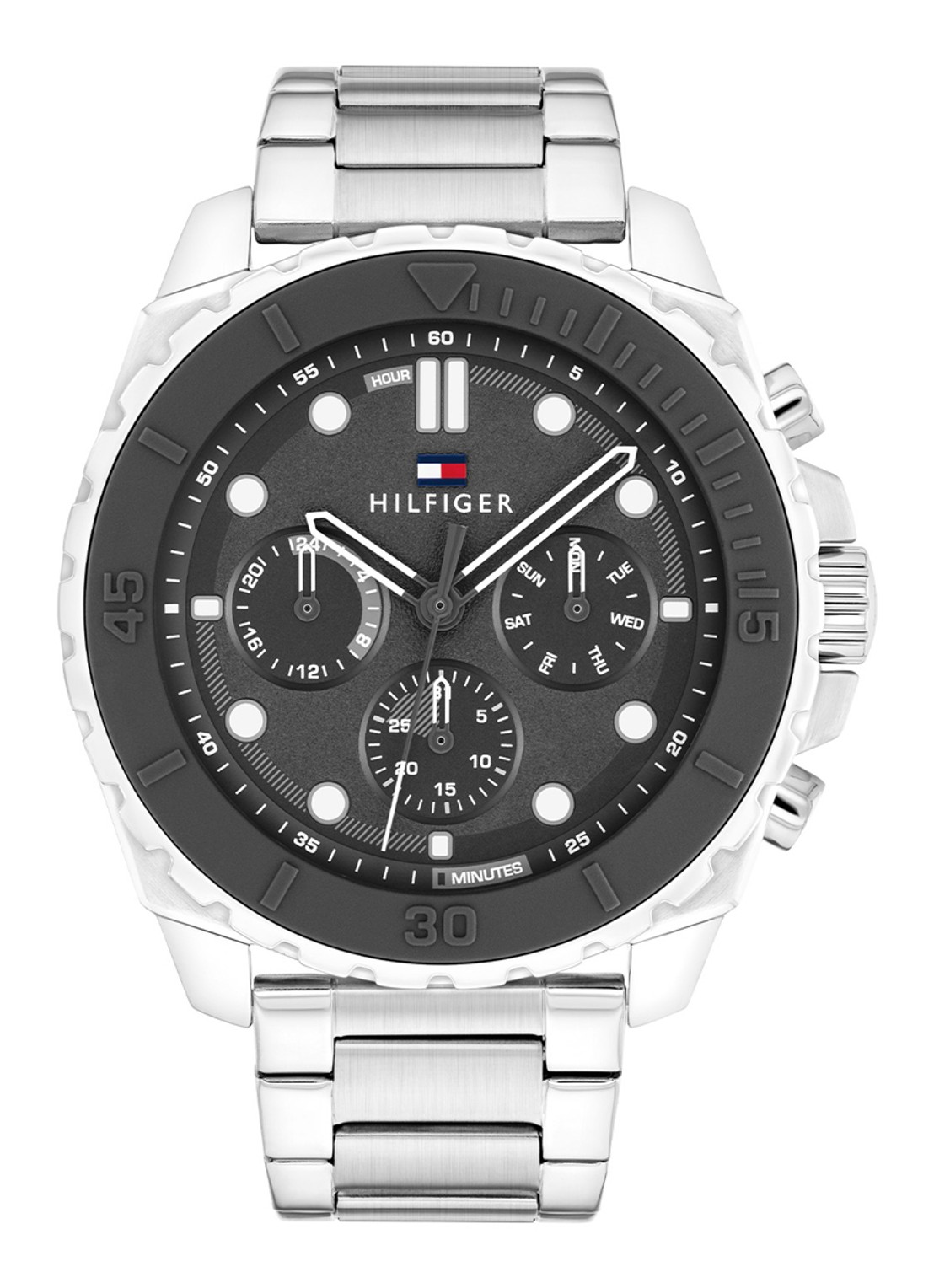 Tommy Hilfiger Horloge TH1710689  - voorkant 3 zilver