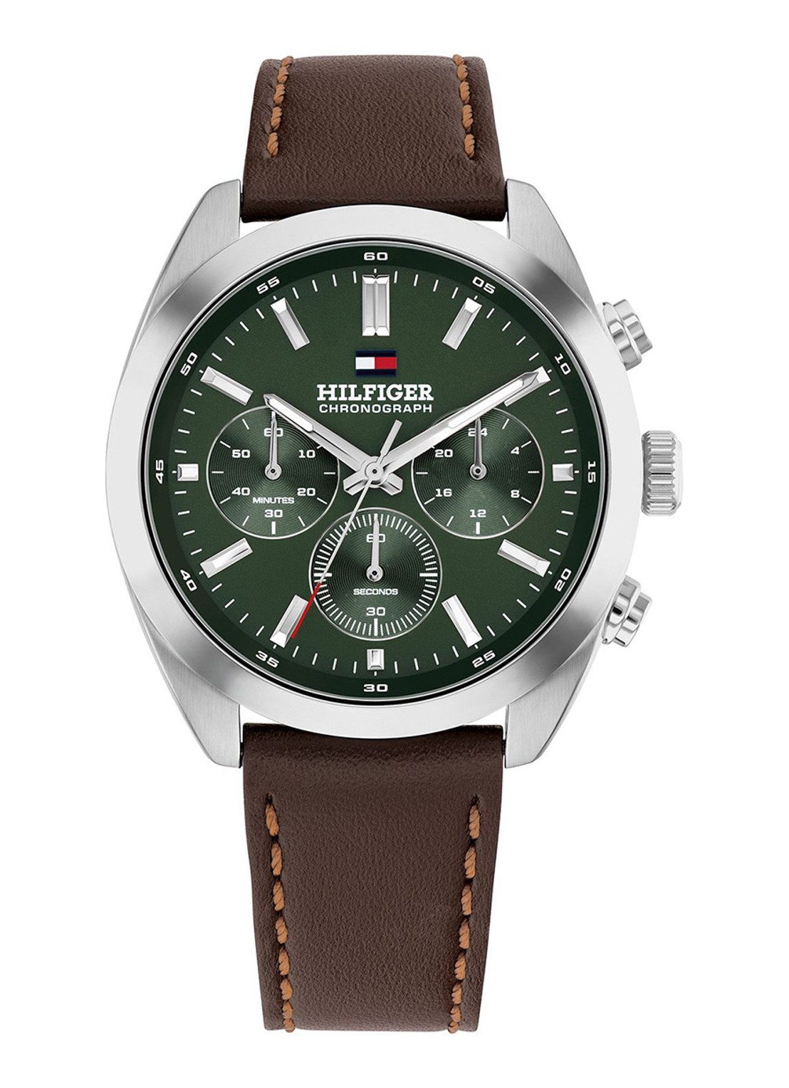 Tommy Hilfiger Horloge TH1710719   - voorkant bruin