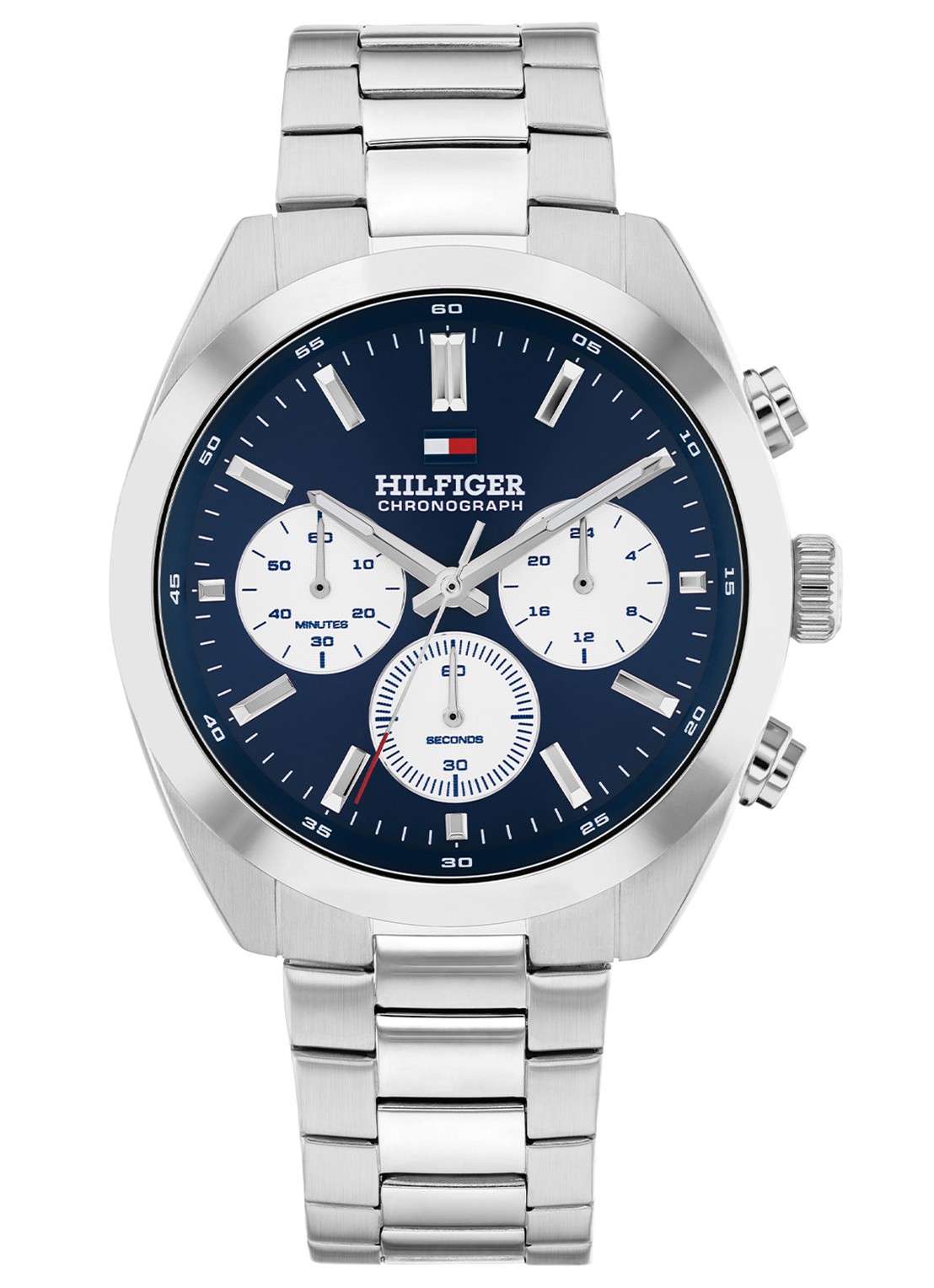 Tommy Hilfiger Horloge TH1710722   - voorkant 3 zilver