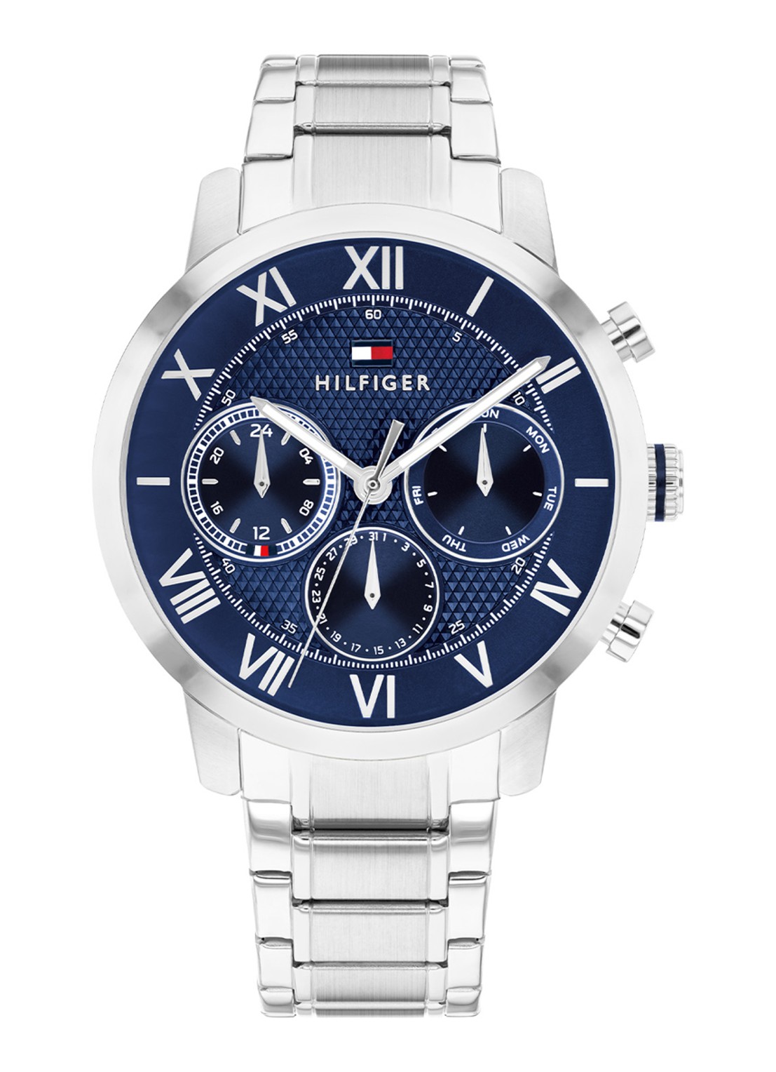 Tommy Hilfiger Horloge TH1710728 - voorkant 3 zilver