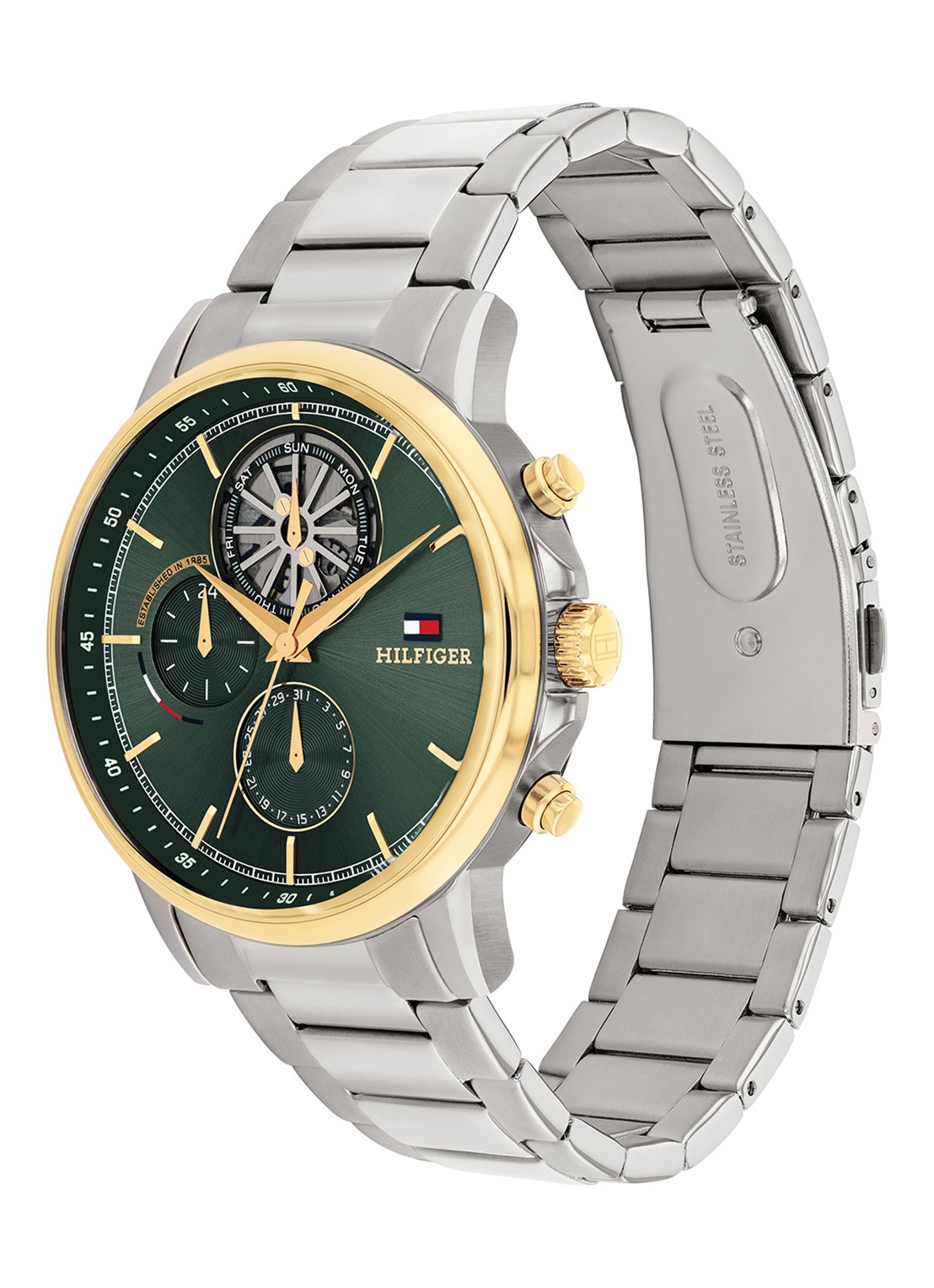 Tommy Hilfiger Horloge TH1710735   - detail zilver