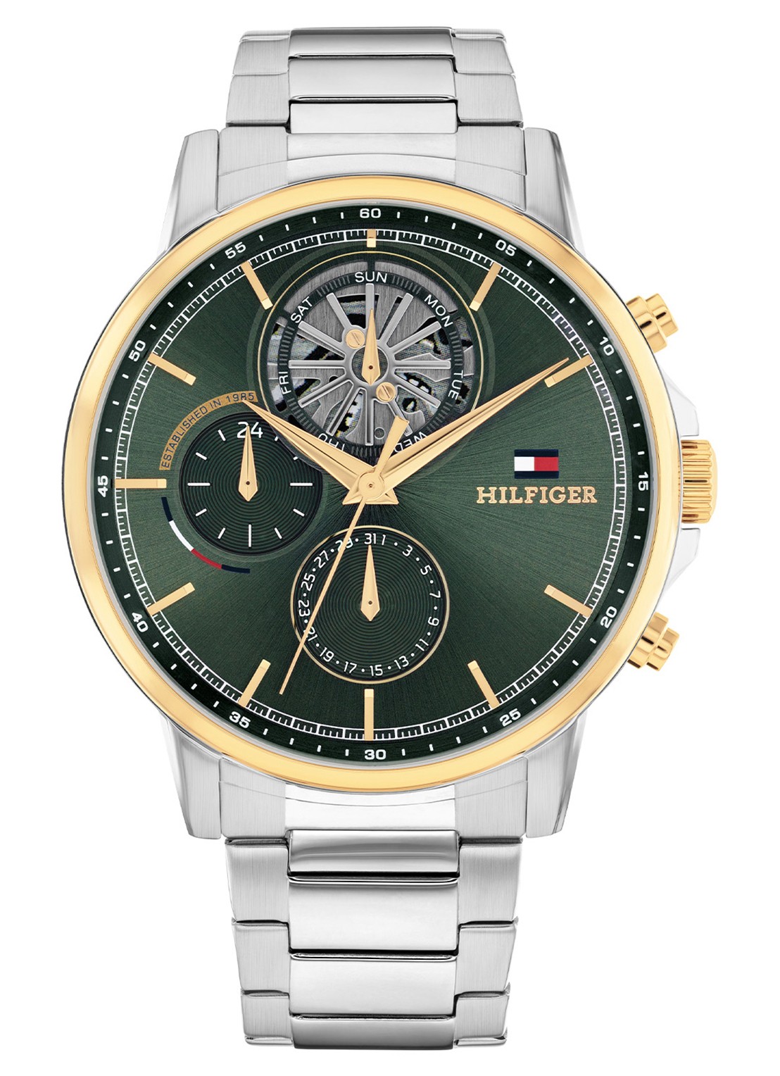 Tommy Hilfiger Horloge TH1710735   - voorkant 3 zilver