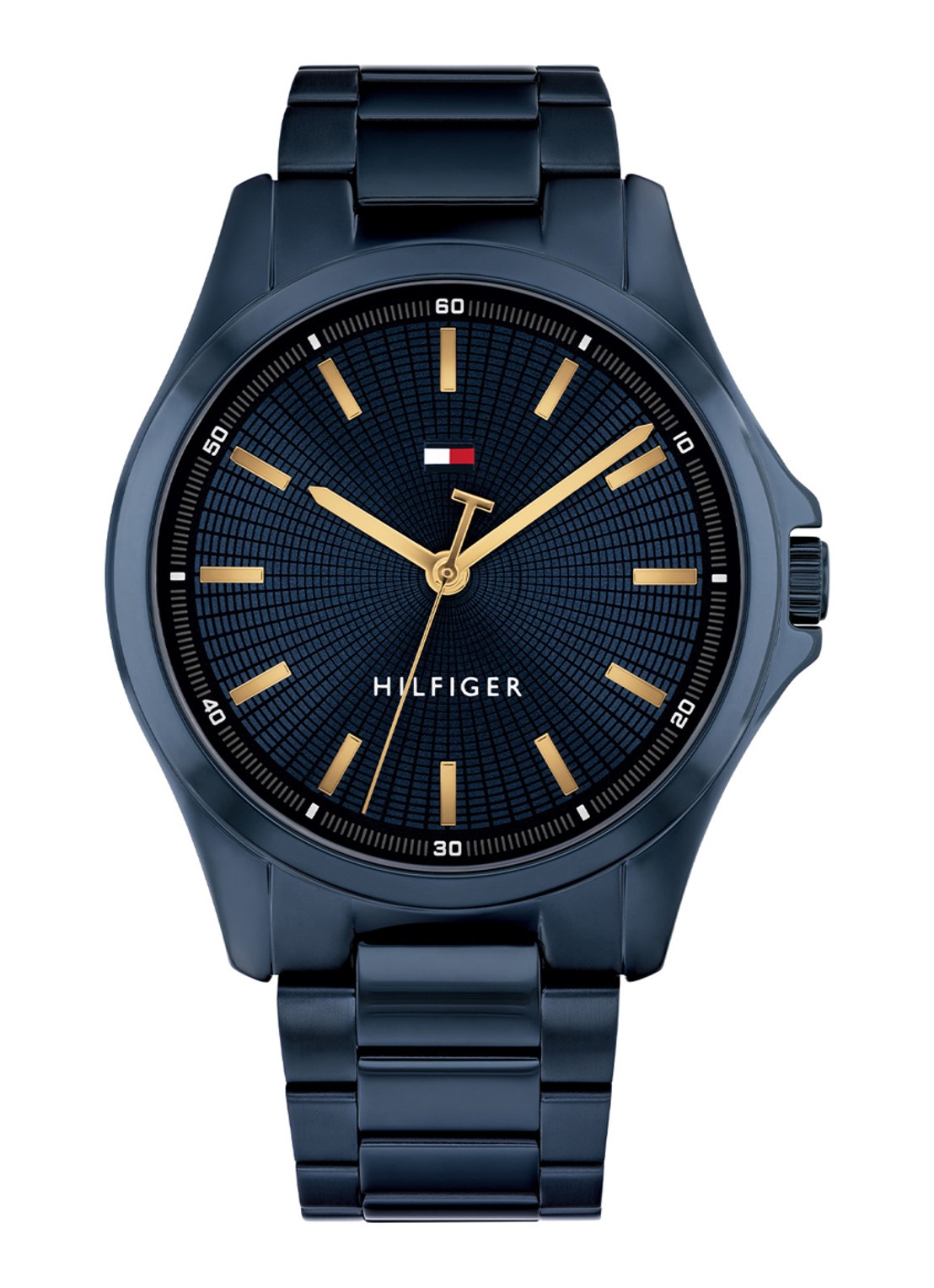 Tommy Hilfiger Horloge TH1710742 - voorkant blauw