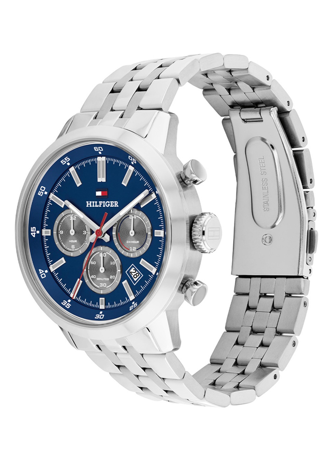 Tommy Hilfiger Horloge TH1710753  - detail zilver