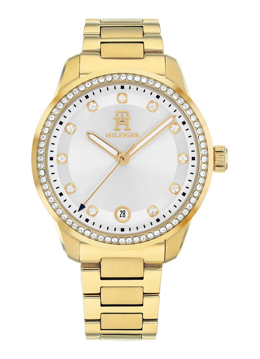 Tommy Hilfiger Horloge TH1782758   - voorkant goud