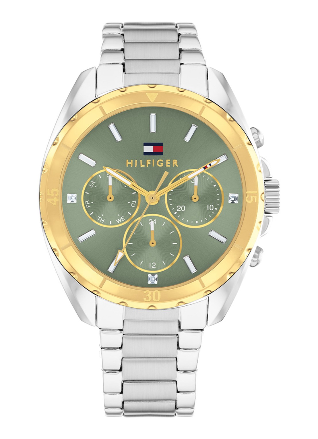 Tommy Hilfiger Horloge TH1782785  - voorkant zilver