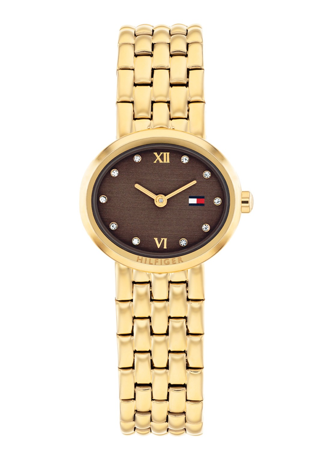 Tommy Hilfiger Horloge TH1782844  - voorkant 3 goud