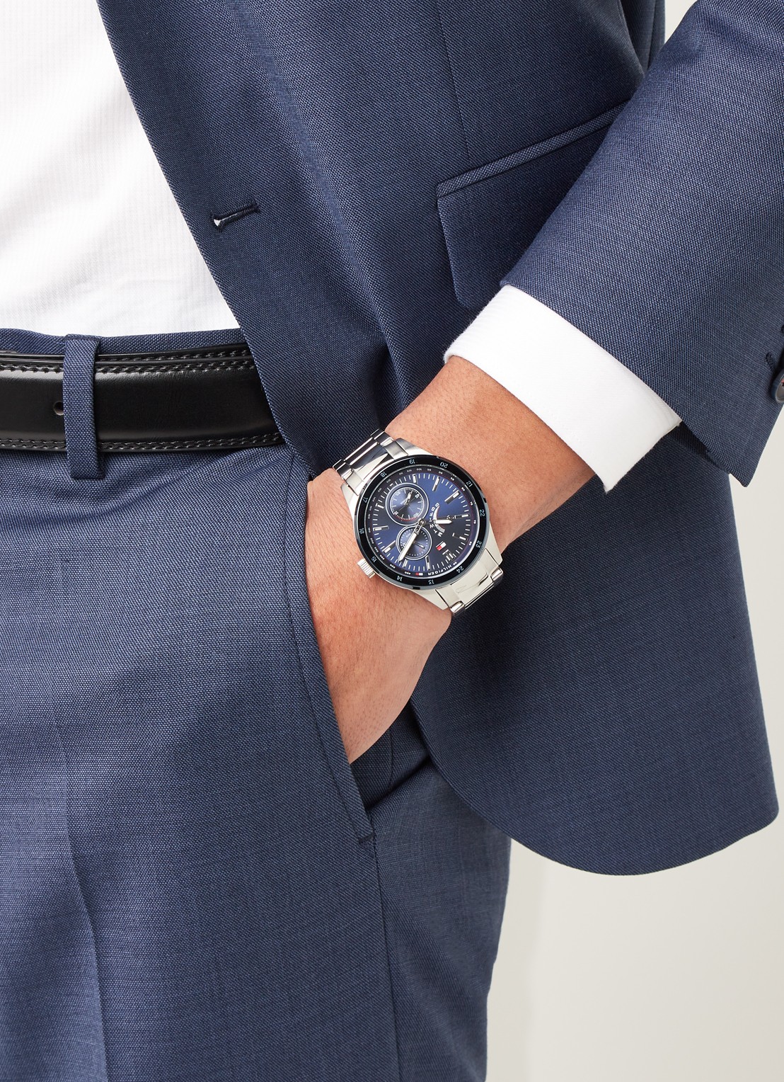 Tommy Hilfiger Horloge TH1791640 - voorkant 2 zilver