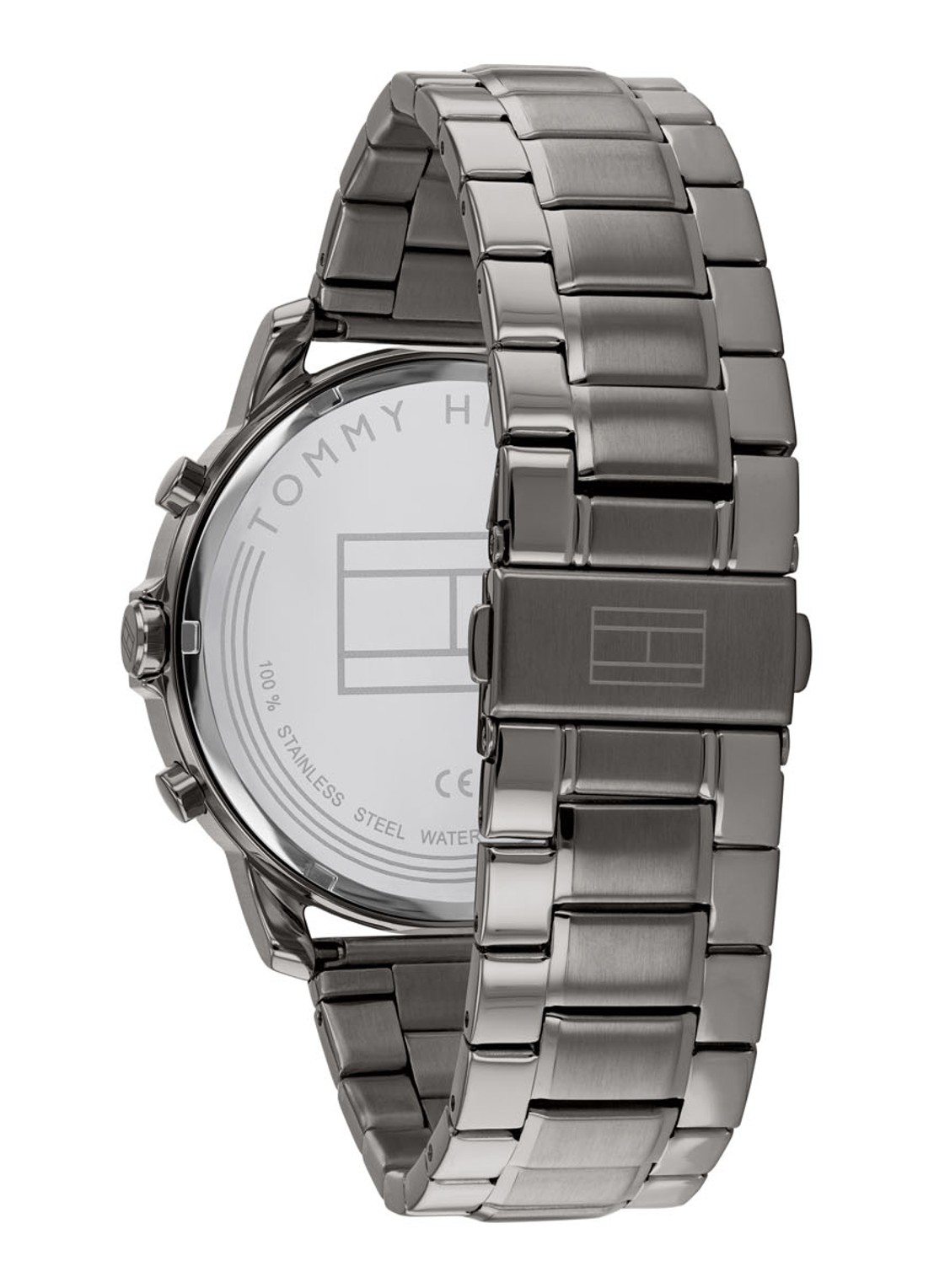 Tommy Hilfiger Horloge TH1791796 - detail 2 donkergrijs