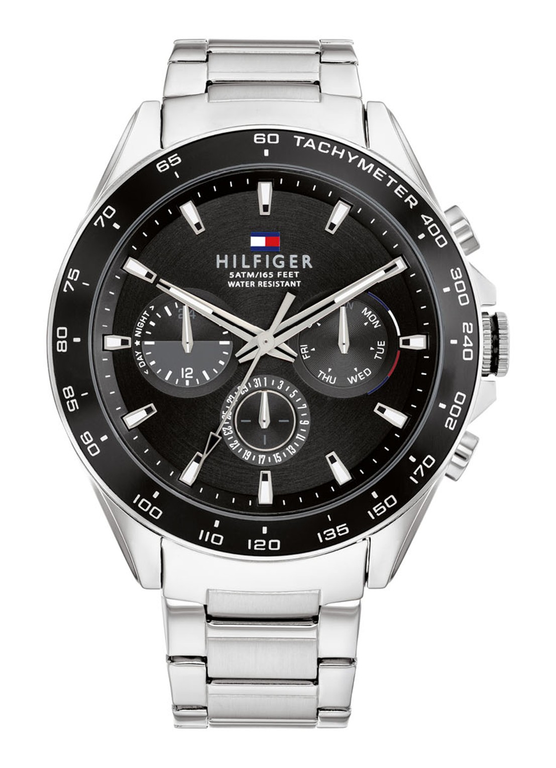 Tommy Hilfiger Horloge TH1791967 - voorkant 3 zilver