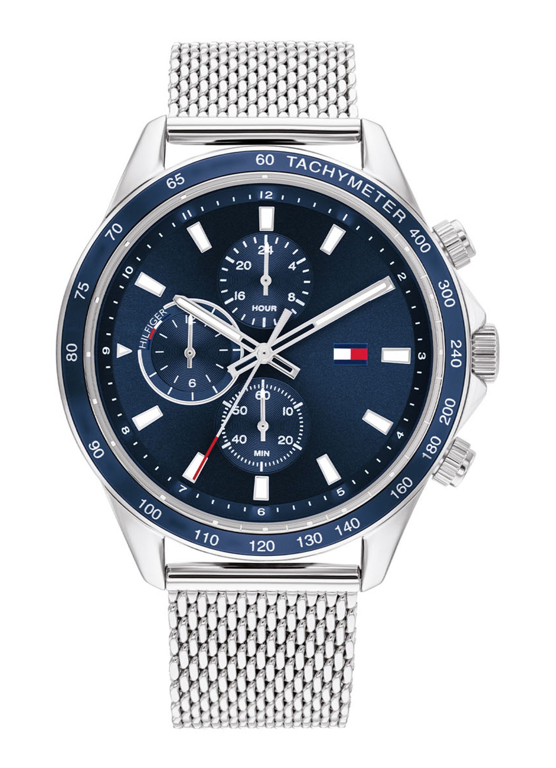 Tommy Hilfiger Horloge TH1792018 - voorkant zilver
