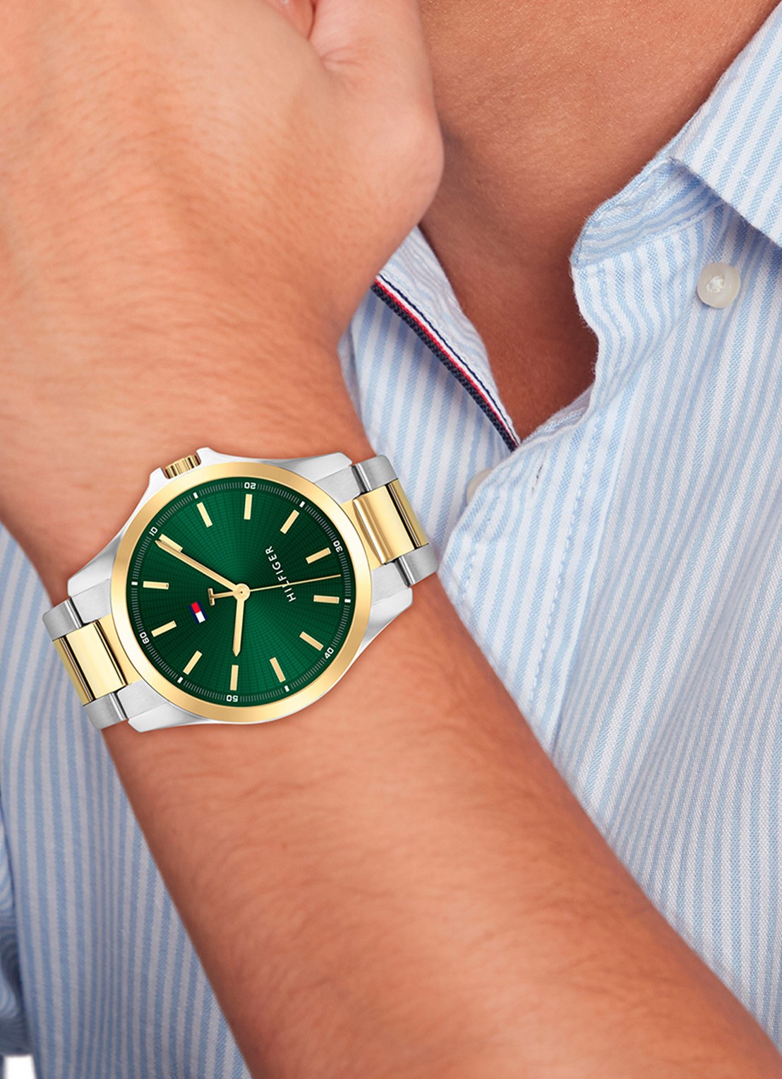 Tommy Hilfiger Horloge TH1792192  - voorkant 2 zilver