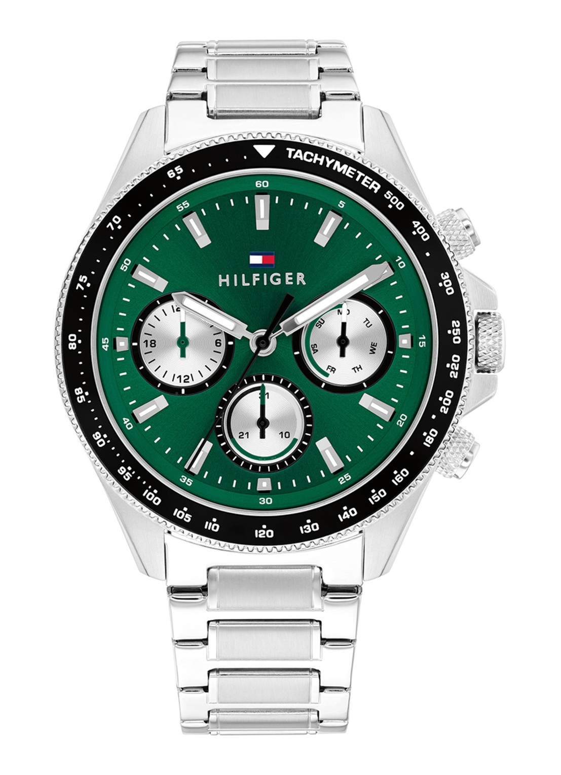 Tommy Hilfiger Horloge TH1792211 - voorkant zilver