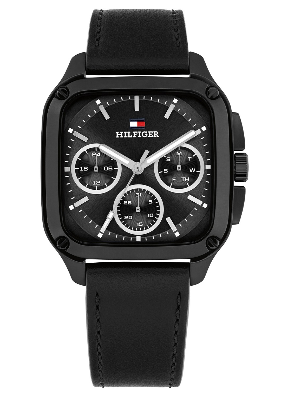 Tommy Hilfiger Horloge TH1792220   - voorkant zwart