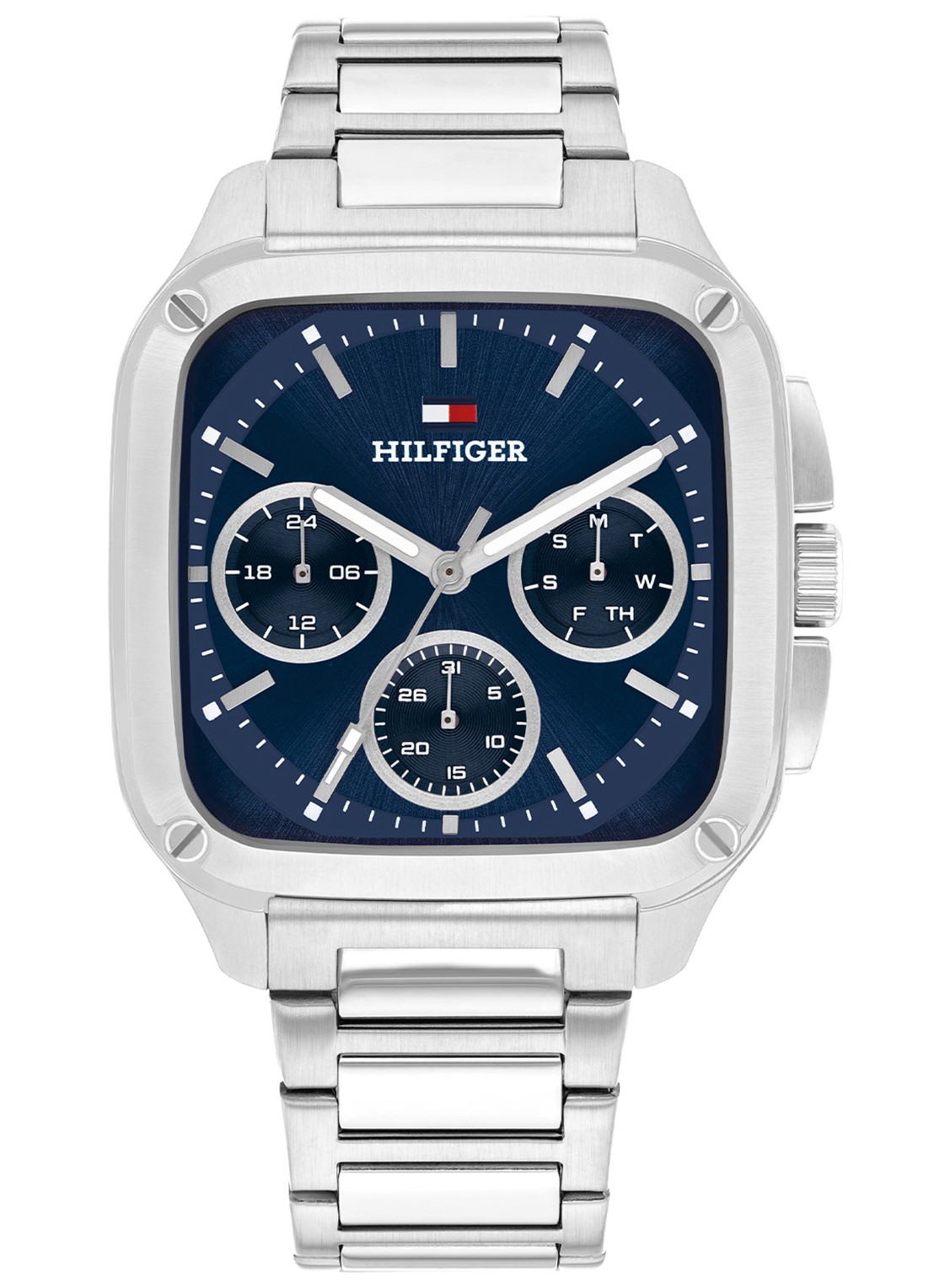 Tommy Hilfiger Horloge TH1792222   - voorkant zilver